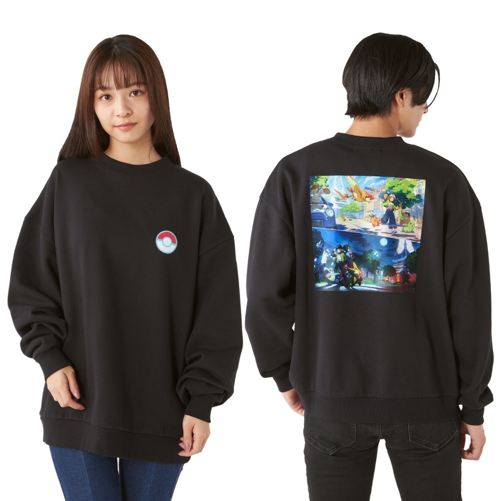 スウェット　全面・背面