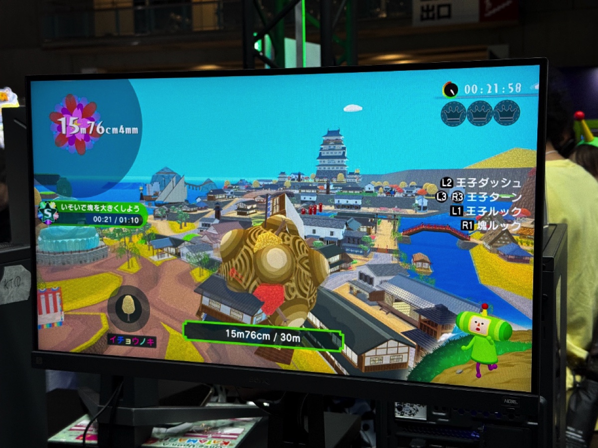 『東京ゲームショウ2025』を見て回る十束おとは