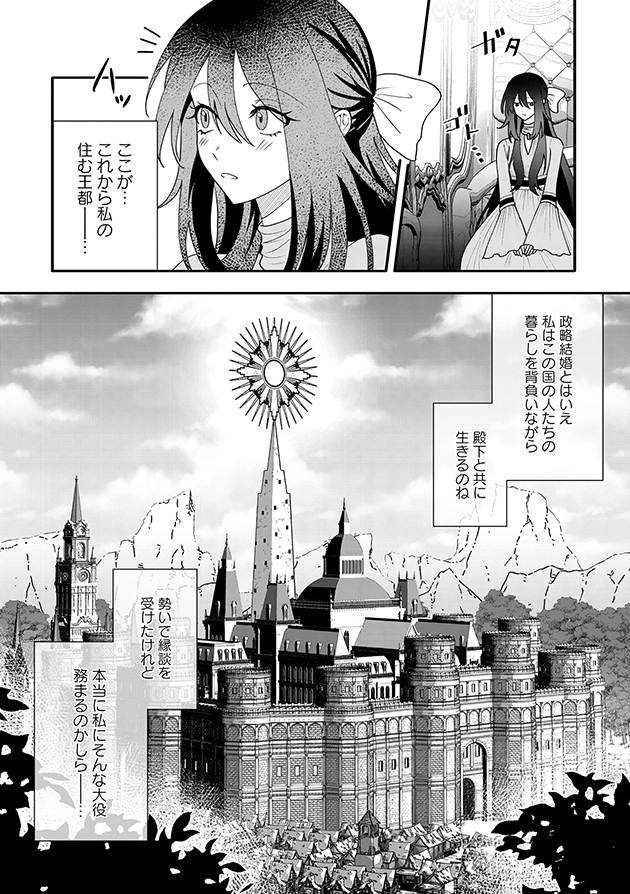 【漫画】薬学オタクが転生先で身代わり婚？の画像