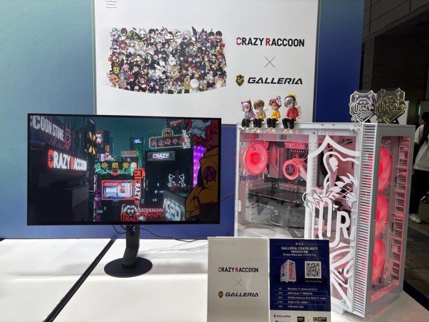 CRAZY RACCOONコラボモデル