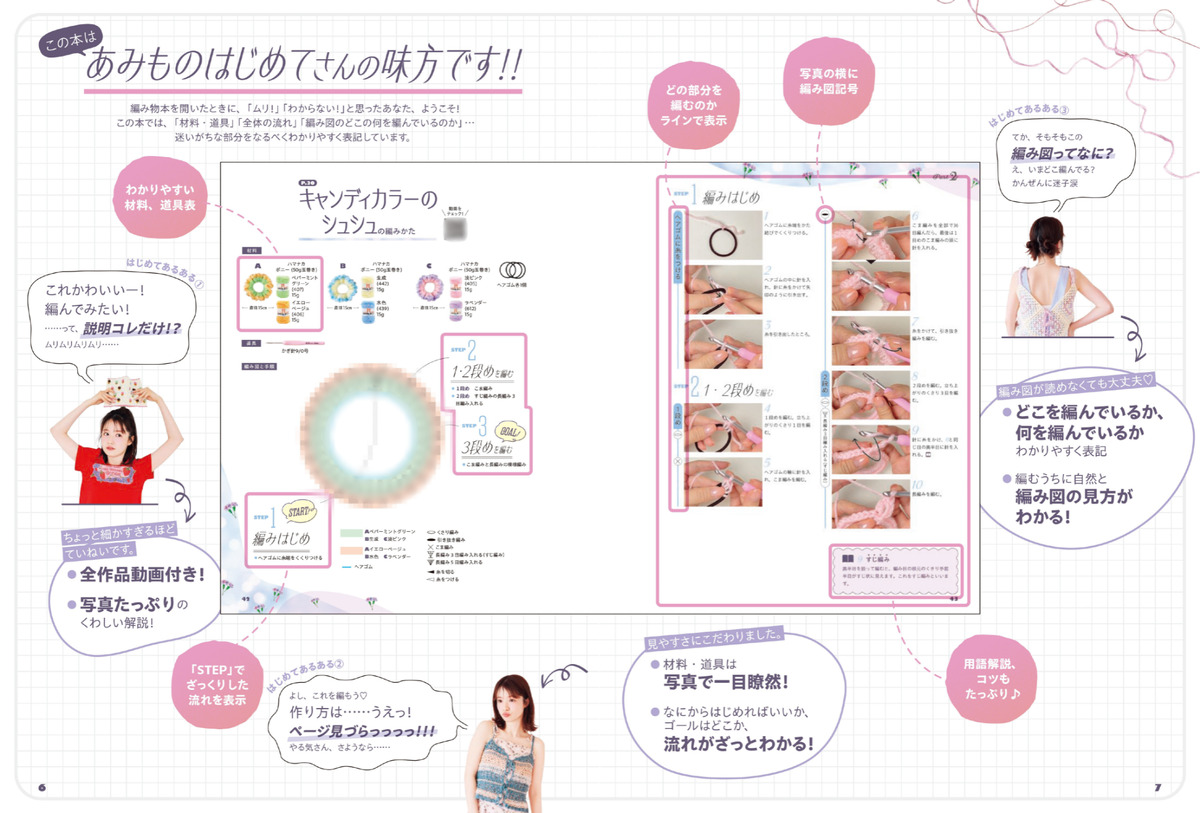 『はじめてさんのためのかぎ針編みBOOK』の画像