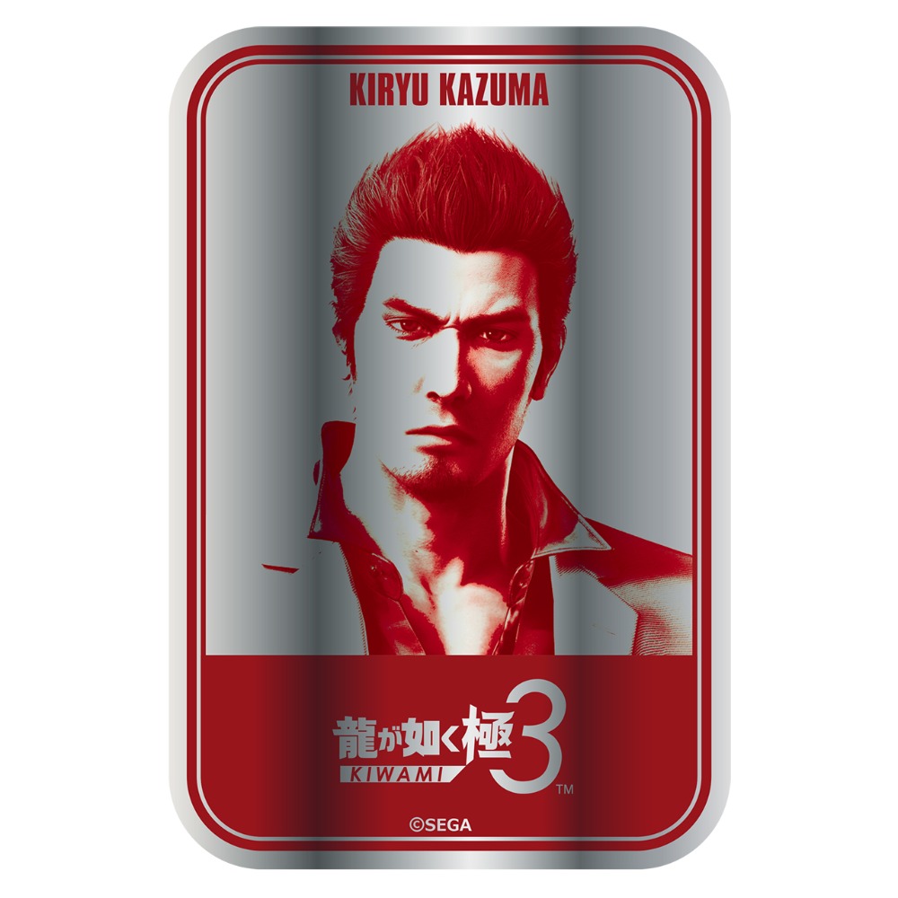 『龍が如く 極３ / 龍が如く３外伝 Dark Ties』メタルステッカー2枚セット