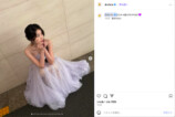IU、薄紫色のドレスで際立つ美の画像