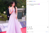IU、薄紫色のドレスで際立つ美の画像