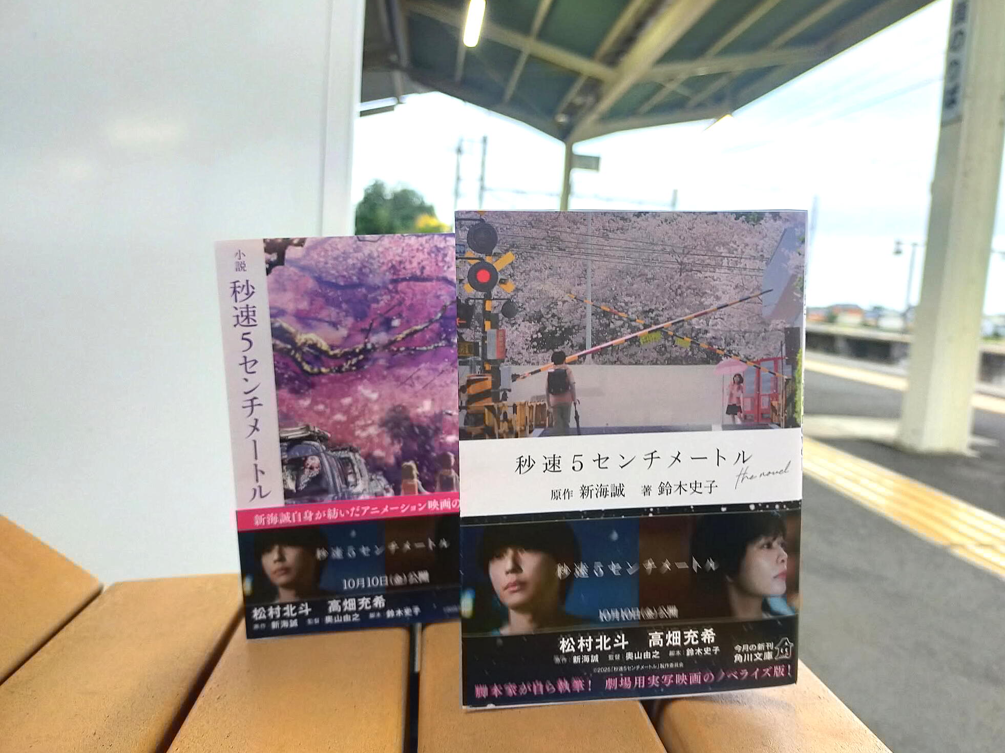 『秒速5センチメートル』ノベルを読み比べ