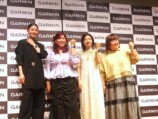フィットネスGPSスマートウォッチ新モデル『Venu 4』発表に登壇した朝比奈彩と3時のヒロイン
