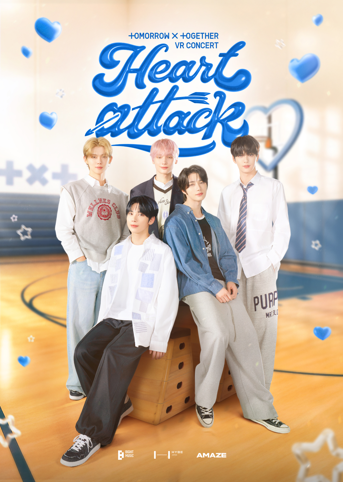 『TOMORROW X TOGETHER VR CONCERT : HEART ATTACK』(P)&(C) BIGHIT MUSIC