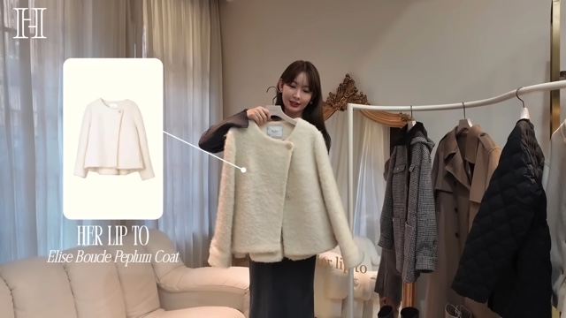 小嶋陽菜が披露した秋冬コーデ