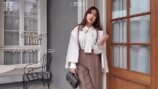 小嶋陽菜が披露した秋冬コーデ