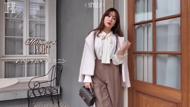 小嶋陽菜が披露した秋冬コーデ