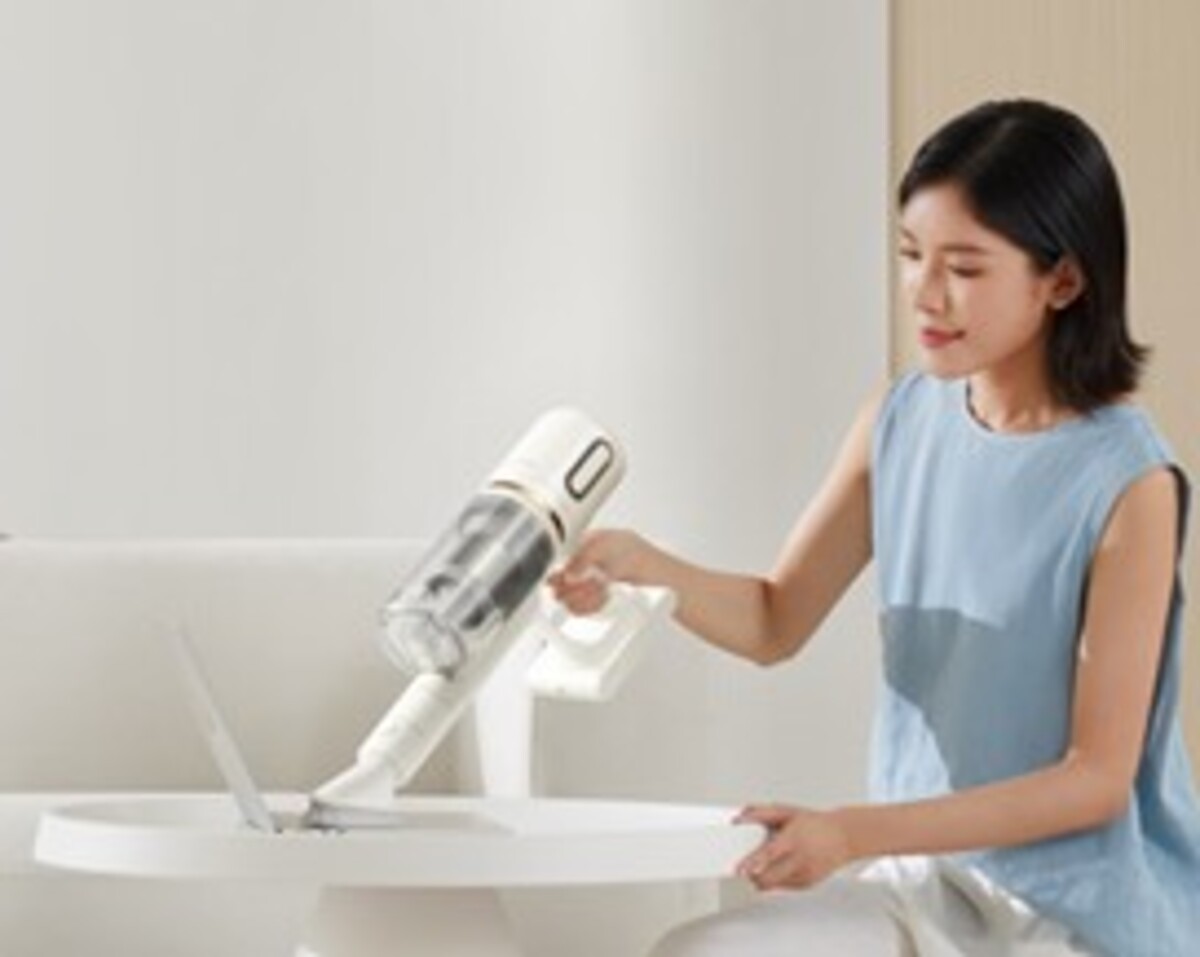 900gの軽量スティック掃除機の画像