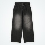 フェードデニムワイドパンツ