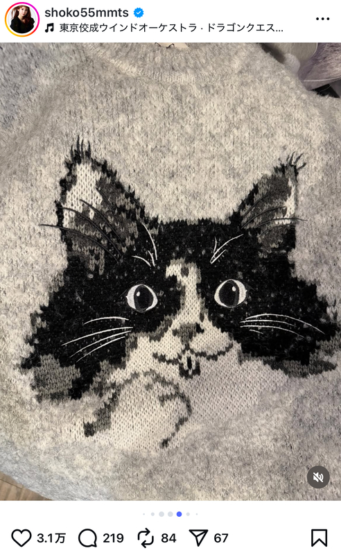 中川翔子 公式Instagramより