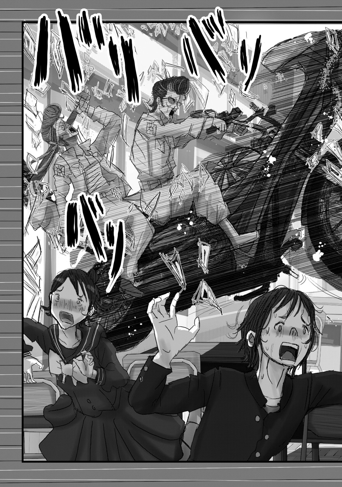 【漫画】ゆめかわ女子、ヤンキー漫画を描くの画像