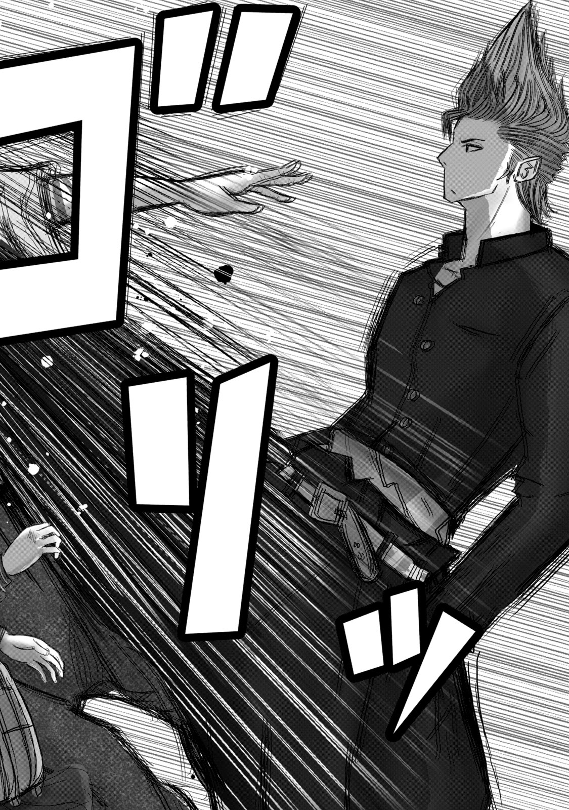 【漫画】ゆめかわ女子、ヤンキー漫画を描くの画像