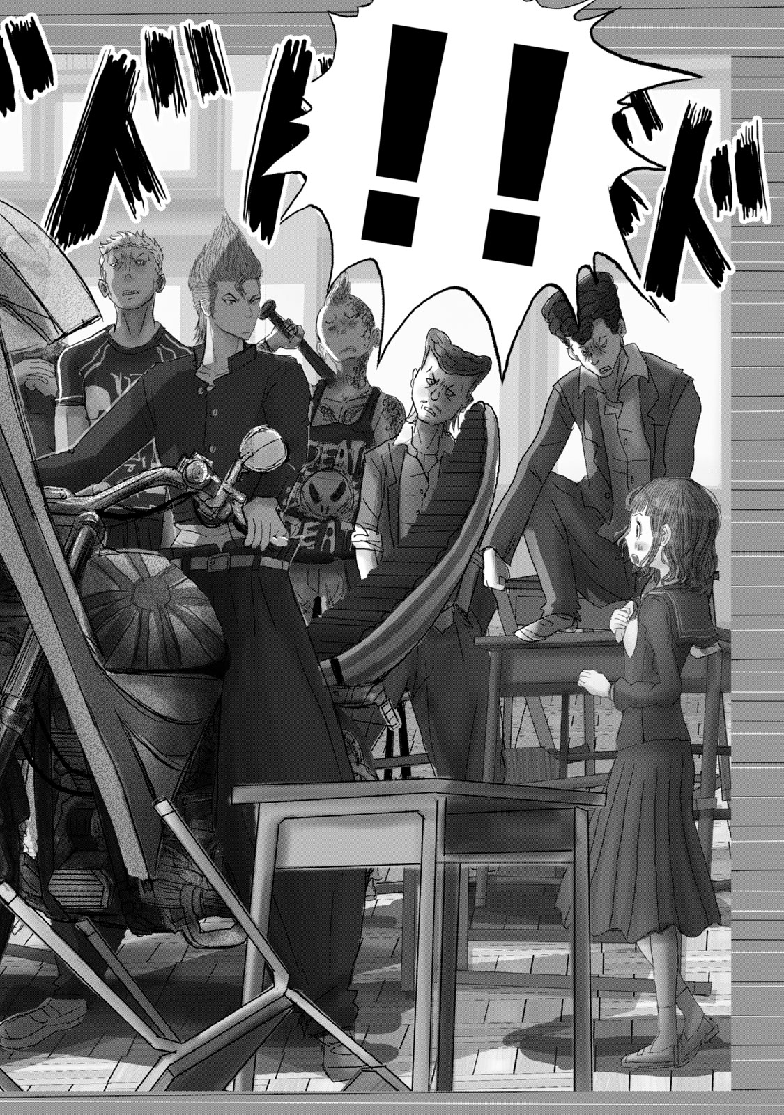 【漫画】ゆめかわ女子、ヤンキー漫画を描くの画像