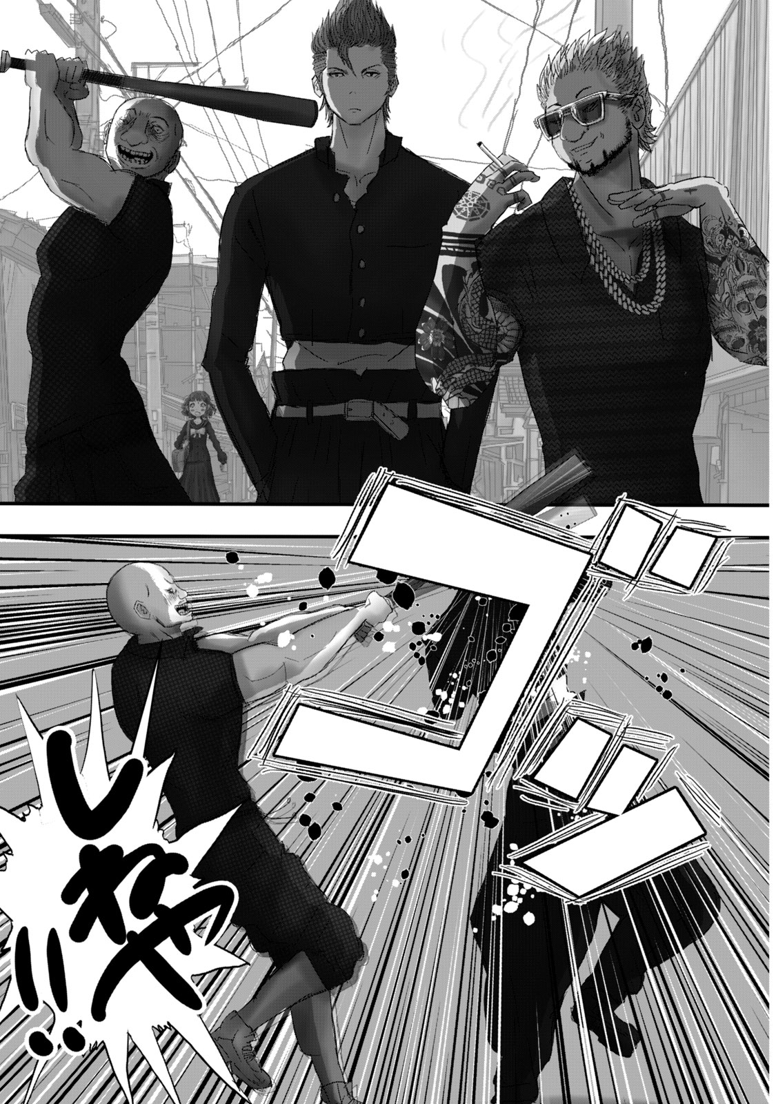 【漫画】ゆめかわ女子、ヤンキー漫画を描くの画像