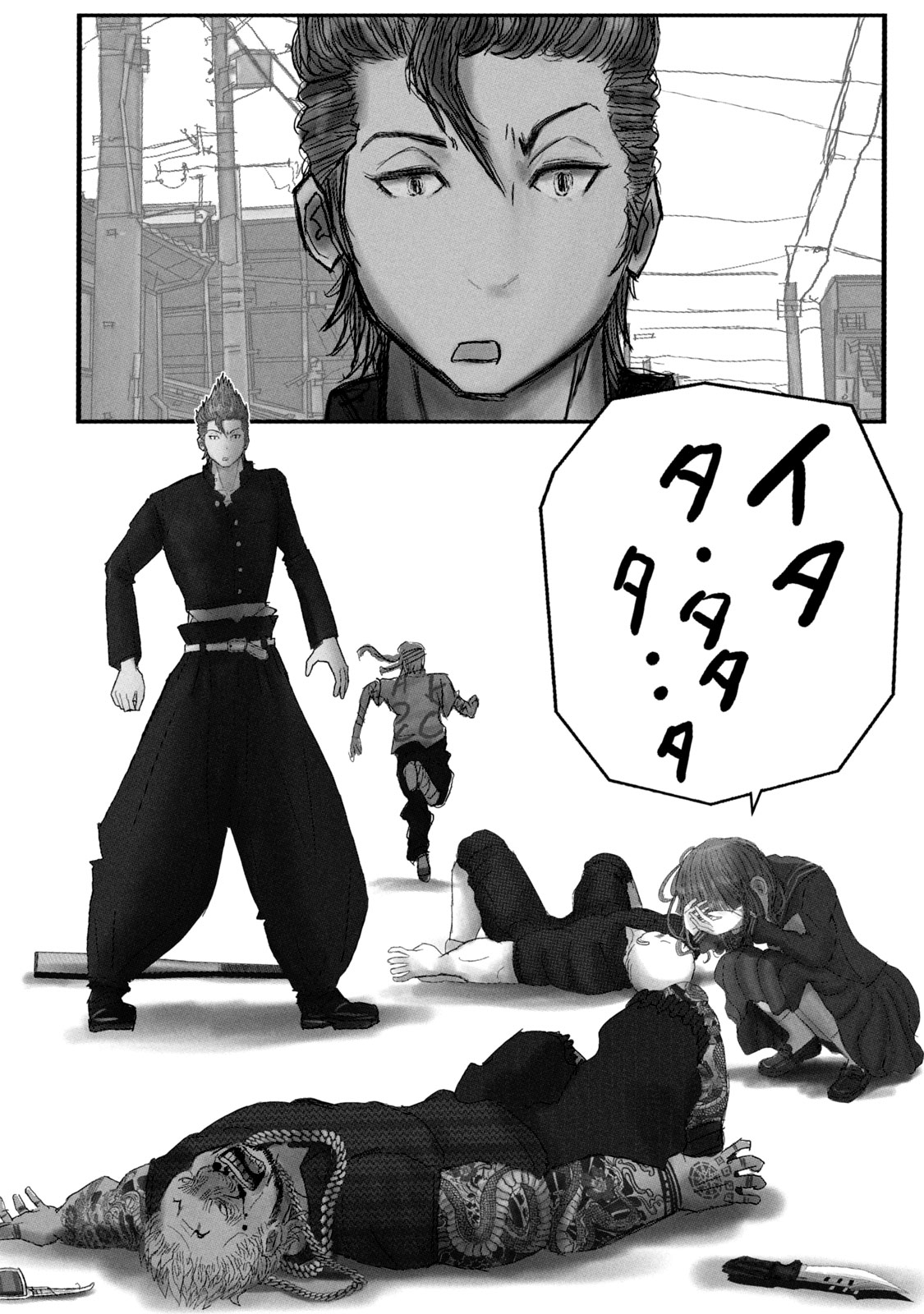 【漫画】ゆめかわ女子、ヤンキー漫画を描くの画像