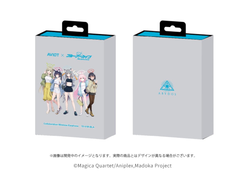 AVIOT ×『ブルーアーカイブ』のコラボイヤホン　パッケージ