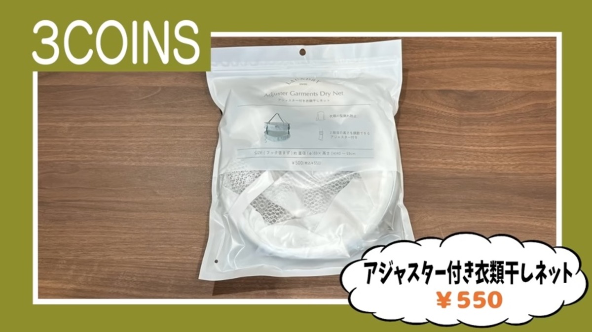 ギャル曽根が紹介した『3COINS』の購入品