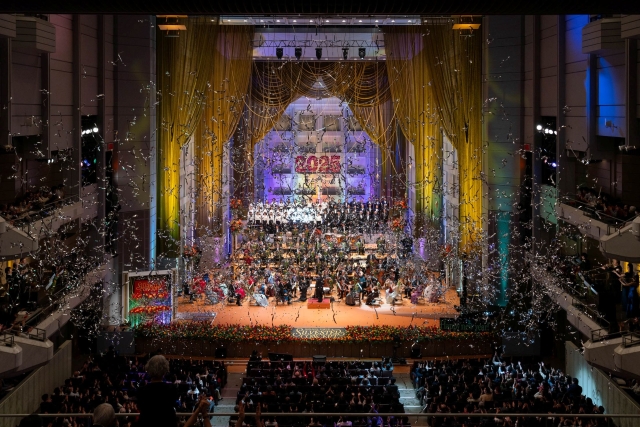 『東急ジルベスターコンサート』カウントダウンの様子