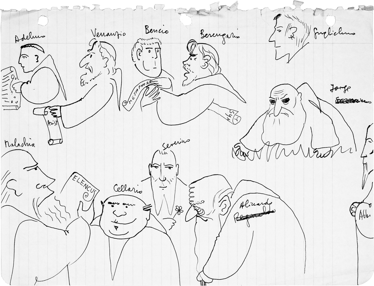 ウンベルト・エーコ『薔薇の名前』完全版の画像