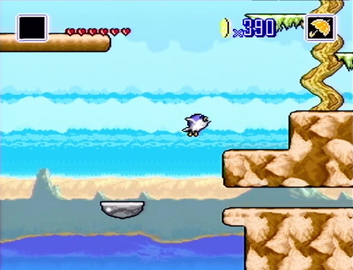 ▲仲間のひとり（一匹？）「ボント」。2段ジャンプと狭い隙間を通れる小さな身体が特徴。