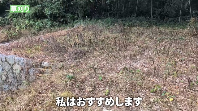 カネヤンが雑草駆除し綺麗になった空き家