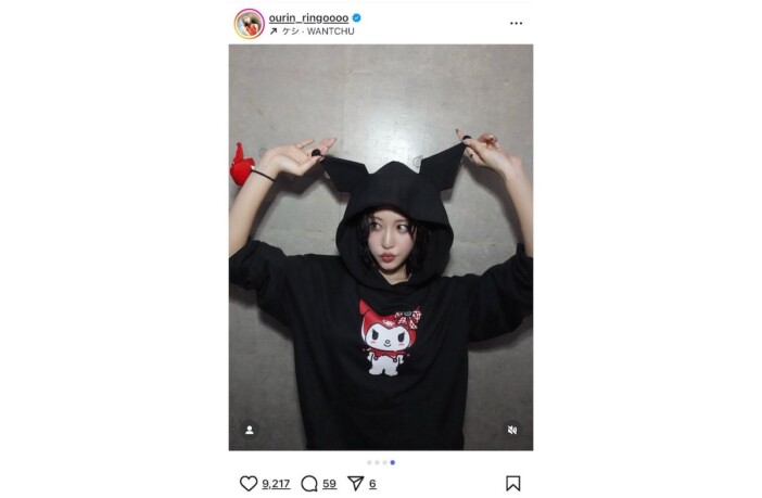 王林、『ガルアワ』衣装で超ミニボトム披露