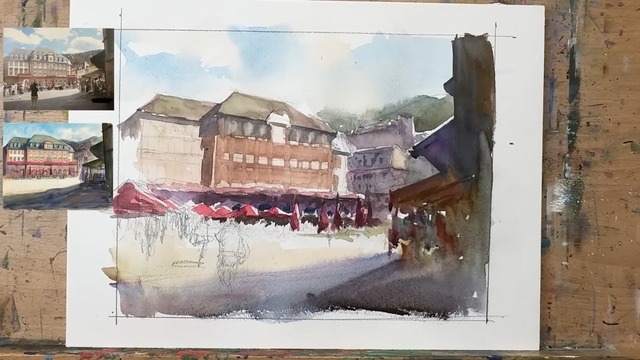 柴崎春通の水彩画