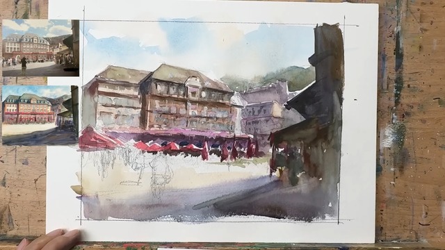 柴崎春通の水彩画