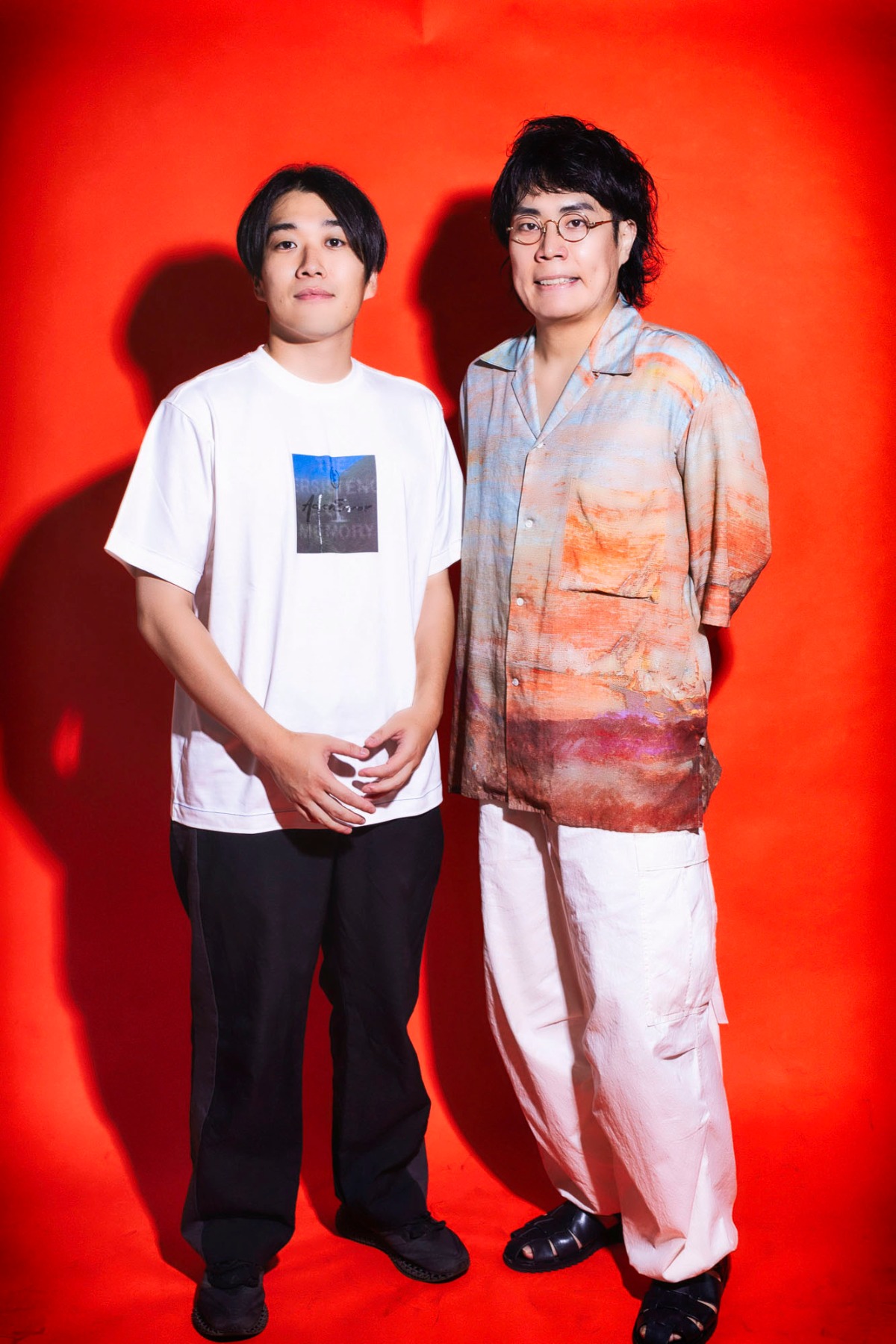 水溜りボンド・カンタ、令和ロマン・くるま（撮影＝池村隆司）