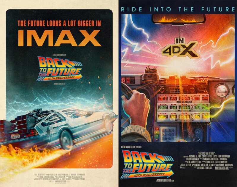 バック・トゥ・ザ・フューチャー』IMAX＆4DX版ビジュアル公開 入場者