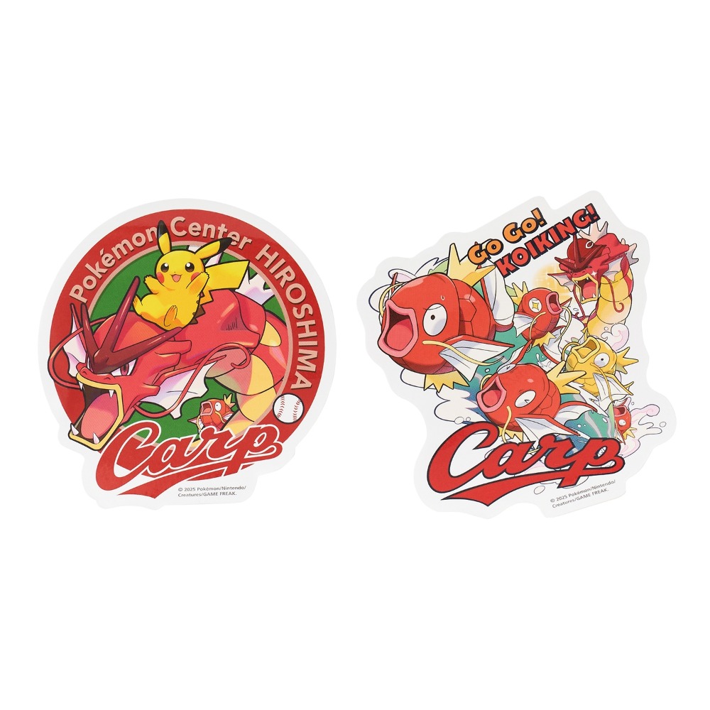 カープ×ポケモンセンターヒロシマ ステッカーセット