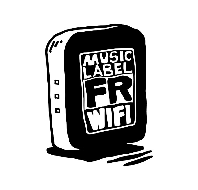 自主レーベル FR WIFI　ロゴ