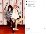 窪塚ファミリー、鬼滅コスでハロウィーン参戦の画像