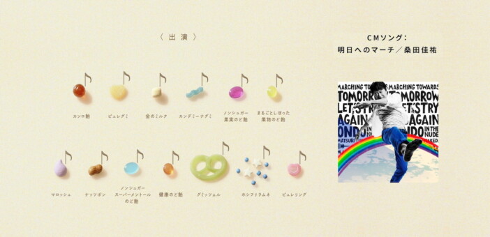 桑田佳祐、カンロ企業CMに楽曲起用