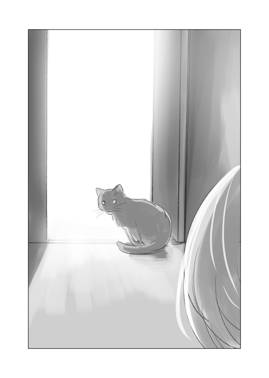 【漫画】猫と二人、終末世界で何をする？の画像