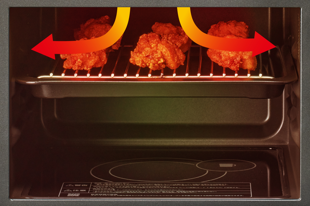 ツインバード、新型オーブンレンジの画像