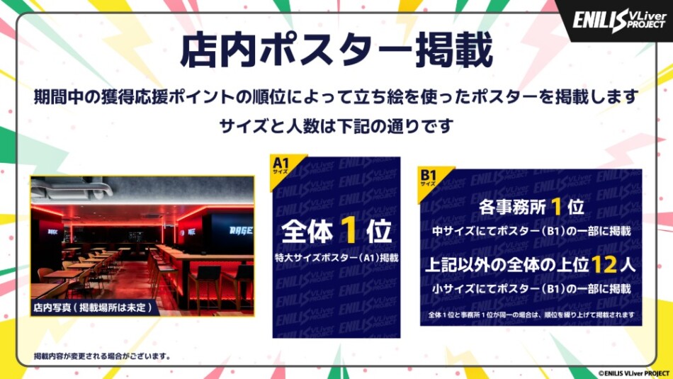 店内ポスター掲載