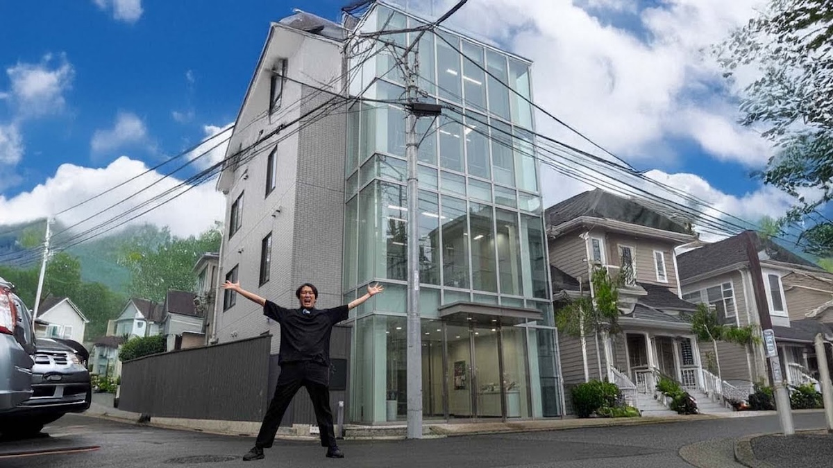 カンタが披露した会社の新オフィス