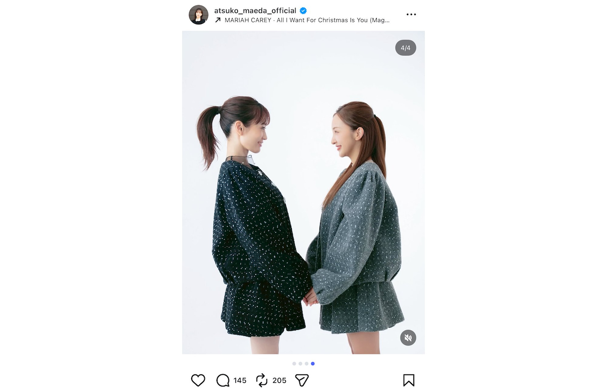 前田敦子＆板野友美、手繋ぎショットに反響