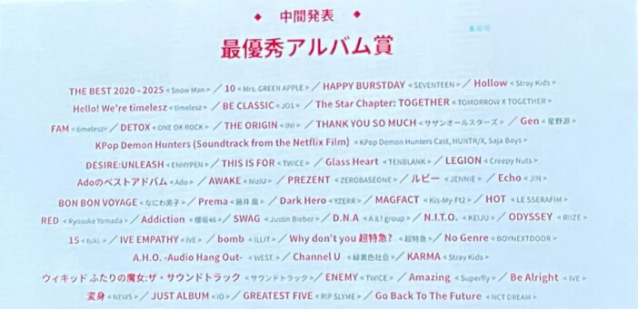 『MAJ 2026』授賞式TOYOTA ARENAで開催