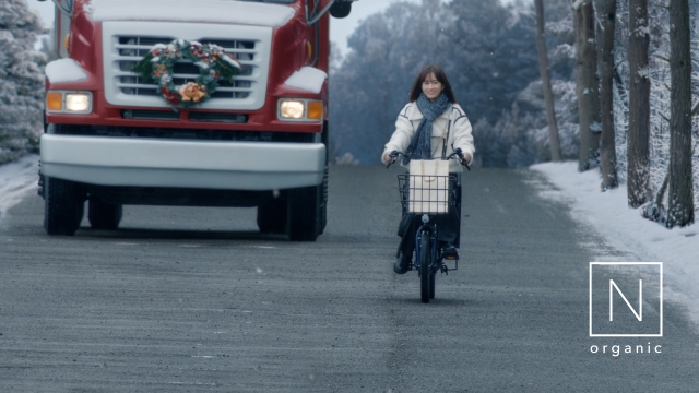 前田敦子　N organic新WEB CM『一年間頑張った肌と私にご褒美を』篇キービジュアル