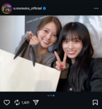 大園桃子 公式Instagramより