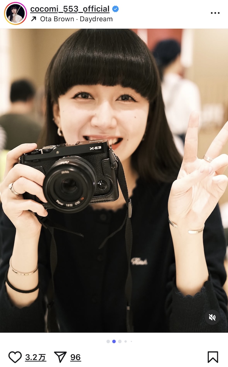 Cocomi、カフェで栗ぜんざいを満喫の画像