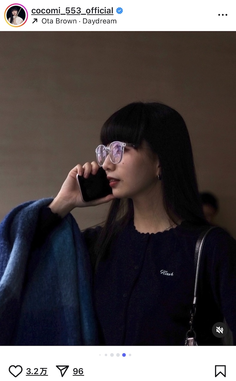 Cocomi、カフェで栗ぜんざいを満喫の画像