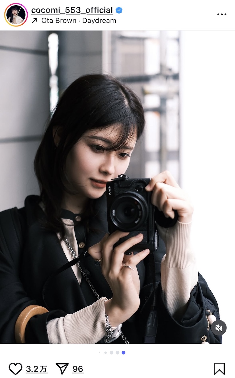 Cocomi、カフェで栗ぜんざいを満喫の画像