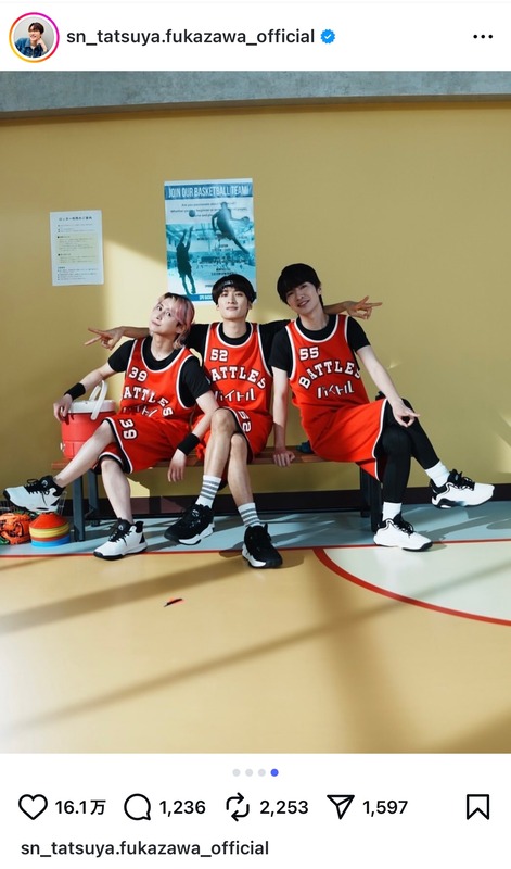 Snow Man 佐久間・深澤・向井、CMオフショの画像