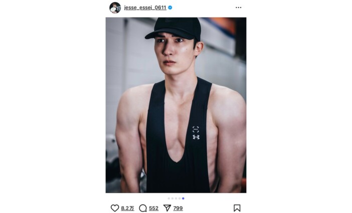 SixTONES ジェシー、彫刻のような肉体美